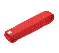 YELARXI Karate Belt, Martial Arts Ranking Belts Solid Cotton Double-Layered Core Long Soft Uniform Training Equipment Fitting for (Taekwondo/Karate/Judo/BJJ/Competition) 6.6 ft & Red