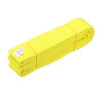 YELARXI Karate Belt, Martial Arts Ranking Belts Solid Cotton Double-Layered Core Long Soft Uniform Training Equipment Fitting for (Taekwondo/Karate/Judo/BJJ/Competition) 5.2 ft & Yellow