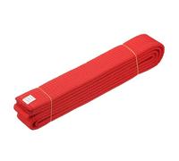 YELARXI Karate Belt, Martial Arts Ranking Belts Solid Cotton Double-Layered Core Long Soft Uniform Training Equipment Fitting for (Taekwondo/Karate/Judo/BJJ/Competition) 7.9 ft & Red