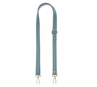 YELARXI Leather Purse Strap Replacement PU Crossbody Adjustable Long Strap with Gold Swivel Clasps, 26-51 Inch Fit for Handbag Shoulder Shoulder Bag (Light Blue)