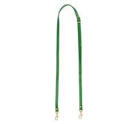 YELARXI Leather Purse Strap Replacement PU Crossbody Adjustable Long Strap with Gold Swivel Clasps, 43-47 Inch Fit for Handbag Shoulder Shoulder Bag (Green)