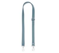 YELARXI Leather Purse Strap Replacement PU Crossbody Adjustable Long Strap with Silver Swivel Clasps, 26-51 Inch Fit for Handbag Shoulder Shoulder Bag (Light Blue)