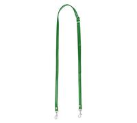 YELARXI Leather Purse Strap Replacement PU Crossbody Adjustable Long Strap with Silver Swivel Clasps, 43-47 Inch Fit for Handbag Shoulder Shoulder Bag (Green)