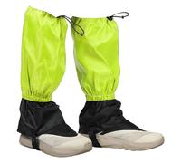 YELARXI Leg Gaiters, Snow Gaiters for Hiking Waterproof Adjustable Lightweight Snow Boot Guards with Foot Strap -Fitting for (Snowshoeing/Hiking/Hunting/Climbing), 18" & Fluorescent Green