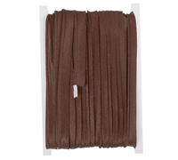 YELARXI Maxi Piping Bias Tape, 20 Yards Piping Trim with Cord Satin Binding Lip Cord Trim Fit for Sewing Garment Webbing Trimming Crafts Decorating - (Brown)