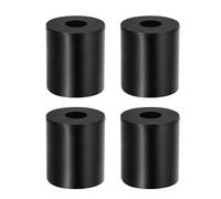 YELARXI Multi Purpose Rubber Spacer, 12mm ID x 35 OD x 40mm t Neoprene Round Anti-vibration Isolation Pads Bushings Spacer Washer Fit for HVAC Bolts Car Accessories (4 Pcs)
