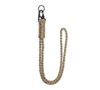 YELARXI Paracord Lanyard, 550 Keychain Lanyard Heavy Duty Necklace Keychains Braided Wrist Strap for Men Women Outdoor Activity Survival Keys Whistle Rope ID Badges (Camouflage)