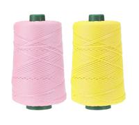 YELARXI Polyester Macrame Cord, 3mm x 219 Yards Polypropylene Macrame Cords Braided Craft Crochet Bag Rope Yarn Fit for DIY Wall Hangers Hats Purses Rug Knitter - (Pink)
