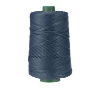 YELARXI Polyester Macrame Cord, 3mm x 219 Yards Polypropylene Macrame Cords Braided Craft Crochet Bag Rope Yarn Fit for DIY Wall Hangers Hats Purses Rug Knitter - (Dark Blue)