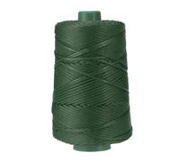 YELARXI Polyester Macrame Cord, 3mm x 219 Yards Polypropylene Macrame Cords Braided Craft Crochet Bag Rope Yarn Fit for DIY Wall Hangers Hats Purses Rug Knitter - (Green)