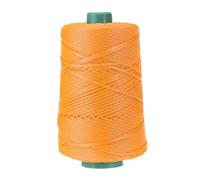 YELARXI Polyester Macrame Cord, 3mm x 219 Yards Polypropylene Macrame Cords Braided Craft Crochet Bag Rope Yarn Fit for DIY Wall Hangers Hats Purses Rug Knitter - (Orange)