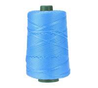 YELARXI Polyester Macrame Cord, 3mm x 219 Yards Polypropylene Macrame Cords Braided Craft Crochet Bag Rope Yarn Fit for DIY Wall Hangers Hats Purses Rug Knitter - (Light Blue)