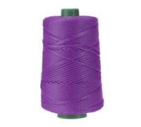 YELARXI Polyester Macrame Cord, 3mm x 219 Yards Polypropylene Macrame Cords Braided Craft Crochet Bag Rope Yarn Fit for DIY Wall Hangers Hats Purses Rug Knitter - (Dark Purple)