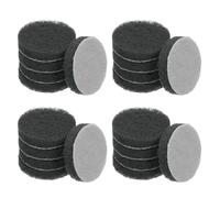 YELARXI Power Scrub Pads, Scrubbing Pads 800 Grits Scouring Discs - Fitting for (Home Kitchen Cleaning - Drill Attachment - Scrubber Replacement) 20 Pcs & 2 Inch & Gray