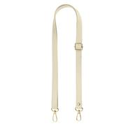 YELARXI Purse Strap Replacement PU Crossbody Adjustable Long Strap with Gold Swivel Clasps, 26-51 Inch Fit for Handbag Shoulder Shoulder Bag (Beige)