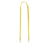 YELARXI Purse Strap Replacement PU Crossbody Adjustable Long Strap with Gold Swivel Clasps, 43-47 Inch Fit for Handbag Shoulder Shoulder Bag (Yellow)