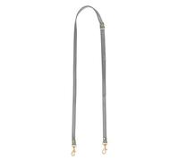 YELARXI Purse Strap Replacement PU Crossbody Adjustable Long Strap with Gold Swivel Clasps, 43-47 Inch Fit for Handbag Shoulder Shoulder Bag (Gray)