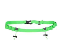 YELARXI Race Number Belt, Elastic Comfortable Running Belts with 6 Energy Gel Loops, Sport Race Bib Holder 1 Pcs & Fluorescent Green-Fitting for (Running/Triathlon/Marathon/Cycling)