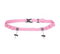 YELARXI Race Number Belt, Elastic Comfortable Running Belts with 6 Energy Gel Loops, Sport Race Bib Holder 1 Pcs & Pink-Fitting for (Running/Triathlon/Marathon/Cycling)
