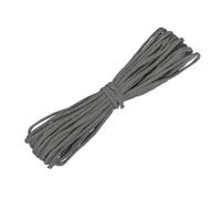YELARXI Reflective Paracord Rope, Fluorescent Paracord Rope 7 Strand Guyline Camping Parachute Cord, 4 mm 49 ft Fit for Camping Hiking Fishing Tent Outdoor DIY Projects (Gray)