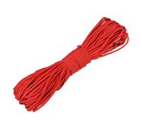 YELARXI Reflective Paracord Rope, Fluorescent Paracord Rope 7 Strand Guyline Camping Parachute Cord, 4 mm 98 ft Fit for Camping Hiking Fishing Tent Outdoor DIY Projects (Red)