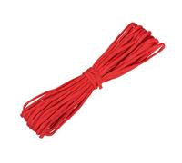 YELARXI Reflective Paracord Rope, Fluorescent Paracord Rope 7 Strand Guyline Camping Parachute Cord, 4 mm 49 ft Fit for Camping Hiking Fishing Tent Outdoor DIY Projects (Red)
