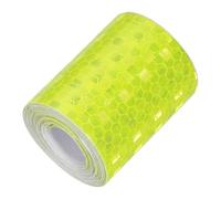 YELARXI Reflective Tape PVC Strong Adhesive Safety Warning Reflector Tape, 10 Feet x 2 Inch Outdoor Waterproof Conspicuity Fit for Trailers Trucks Vehicles Bikes (Fluorescent Yellow)