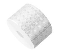 YELARXI Reflective Tape PVC Strong Adhesive Safety Warning Reflector Tape, 32.8 Feet x 2 Inch Outdoor Waterproof Conspicuity Fit for Trailers Trucks Vehicles Bikes (White)