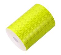 YELARXI Reflective Tape PVC Strong Adhesive Safety Warning Reflector Tape, 32.8 Feet x 4 Inch Outdoor Waterproof Conspicuity Fit for Trailers Trucks Vehicles Bikes (Fluorescent Yellow)