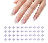 YELARXI Resin Dragonfly Mini Dragonfly 3D Flowers for Nails Micro Landscaping Decorations Tiny Resin 50 Pcs & Light Purple/Blue/Yellow- Fitting for Fairy Garden Decor/DIY Crafts/Terrarium