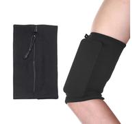 YELARXI Running Armband Sleeve, Running Armband Phone Holder Elastic Universal Lightweight Cell Phone Arm Band with Zipper XL & Black - Fit for (Hiking/Cycling/Exercise Workout)