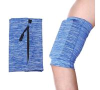 YELARXI Running Armband Sleeve, Running Armband Phone Holder Elastic Universal Lightweight Cell Phone Arm Band with Zipper S & Dark Blue - Fit for (Hiking/Cycling/Exercise Workout)