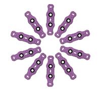 YELARXI Slingshots Pouches, Ultra Fiber Leather 9mm Slingshots Ball Pouch Pockets Replacements Non Slip Silencing for Hunting Sports Practice - 13mm x 50mm (10Pcs, Purple)