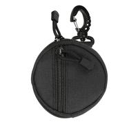 YELARXI Small Admin Pouch, Mini Pouch Keychain Storage Pocket with Buckle Compact Camping Gear Tool Organizer 3.9"x3.9" & Black-Fitting for (Hiking/Fishing/Hunting/Backpack)