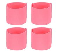YELARXI Soccer Captain Armband, Elastic Wrist Arm Bands Adjustable Player Team Leader Anti-Slip Badge Sports Accessories-Fit for (Adult/Youth-Football-Basketball) 4Pcs & Pink