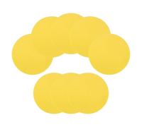 YELARXI Spot Markers for Agility Dot, Non-Slip Poly Spots 4 in & 8 Pcs & Yellow