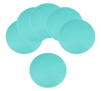 YELARXI Spot Markers for Agility Dot, Non-Slip Poly Spots Floor Dots Flat Field Soccer Training Equipment 12 In & 6 Pcs & Light Blue -Fitting for (Gym/Sports/Training/PE Games/Dance)