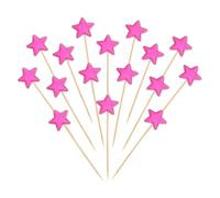 YELARXI Star Cupcake Toppers Glitter Star Cake Toppers Mini Cupcake Picks, Fit for Wedding Engagement Birthday Party Cake Decorations (50 Pack, Purple)