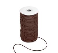 YELARXI Stretchy String for Bracelets, Elastic Crystal Thread Stretch Elastic Beading Cord 2.5mm & Dark Brown-Fitting For(Bracelets/Sewing/Beading/Necklace/Jewelry Making/Crafts DIY)