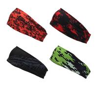 YELARXI Sweat Absorbing Head Band, Moisture Wicking Sweatbands Sport Headbands for Men, Fitting for (Men Womens Running)