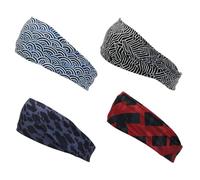 YELARXI Sweat Absorbing Head Band, Moisture Wicking Sweatbands Sport Headbands for Men, Fitting for (Men Womens Running)