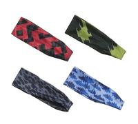 YELARXI Sweat Absorbing Head Band, Moisture Wicking Sweatbands Sport Headbands for Men, Fitting for (Men Womens Running)