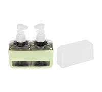 YELARXI Travel Toiletries Bottles Set, Reusable Liquid Bottles Containers Leak Proof Spray & Lotion with Labels - Fitting for (Travel/Hotel/Gym/Perfumes), 2Pcs & 100ml & Green