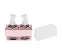 YELARXI Travel Toiletries Bottles Set, Reusable Liquid Bottles Containers Leak Proof Spray & Lotion with Labels - Fitting for (Travel/Hotel/Gym/Perfumes), 2Pcs & 100ml & Pink