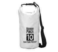 YELARXI Waterproof Dry Bag, 10L Fit for Women Men Water Proof Bags Lightweight Dry Storage Floating Backpack with Whistle for Travel Backpacking Boating Kayaking Camping (White)