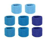 YELARXI Wrist Bands for Sweat, Sports Wrist Sweat Bands, Sports Wristband Sweatbands Breathable Absorbent Tennis Wristbands 8 Pcs & Multi-Colors -Fitting for Basketball/Football/Gym