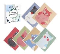 Yelasenari Swedish Dishcloths for Kitchen Reusable 6 Pack Kitchen Towels No Odor Quick-Drying Papaya Reusable Paper Towels Reusable Paper Towels Washable for Countertop, Sink, and Kitchen cat