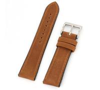 YELEMEABHB 110/70mm 115/75mm Vintage Leather Watchband 20mm 22mm Quick Release Silicone Watch Strap Bracelet Accessories Watch strap(6,20MM_S-110 70MM)
