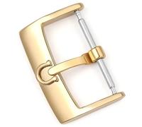 YELEMEABHB 12 14mm 16mm 18mm 20mm Stainless Steel Watch Buckle Clasp Accessories Replacement for Leather Strap with Tool Watch Clasp(E,18MM)