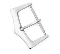 YELEMEABHB 12mm 14mm 16mm 18mm 20mm 22mm Stainless Steel Watch Buckle for Leather Strap Clasp Accessories with Tool Watch Clasp(Silver-14mm)